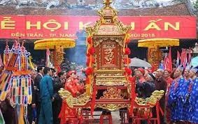 Lễ hội khai ấn Đền Trần – Nam Định (nguồn: Internet)