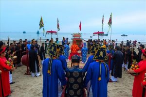Lễ hội Cầu Ngư của ngư dân vùng biển Nam Trung Bộ. (Nguồn: laodong.vn)