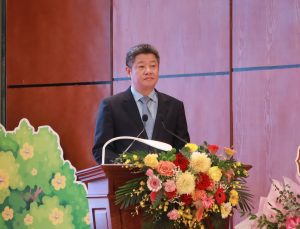 Phó Chủ tịch UBND thành phố Hà Nội Nguyễn Mạnh Quyền phát biểu tại chương trình.