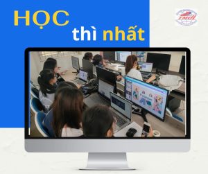 (Giờ học Thương mại điện tử của sinh viên HCCT)