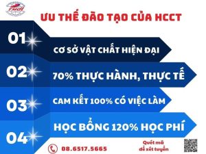 Ưu thế đào tạo của HCCT dành cho bạn khi bạn chọn lựa học cao đẳng