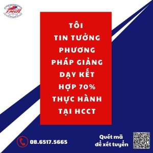 Chương trình học thực chiến là ưu thế nổi trội của HCCT