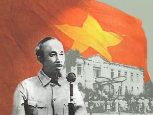 Chủ tịch Hồ Chí Minh đọc bản Tuyên ngôn độc lập ngày 02/9/1945