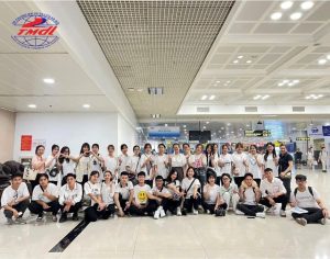 Sinh viên QTKS13 khoa KSDL - HCCT bắt đầu hành trình đi thực tế nghề nghiệp tại Vinpearl Resort & Spa Nha Trang Bay tháng 7/2023