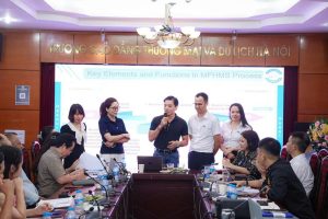 Các học viên cùng thảo luận nhóm về các chủ đề xoay quanh Halal