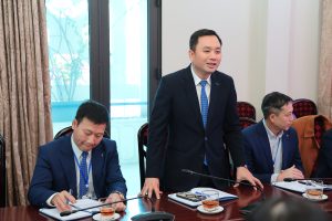 Ông Nguyễn Tiến Đức Tổng giám đốc phát biểu