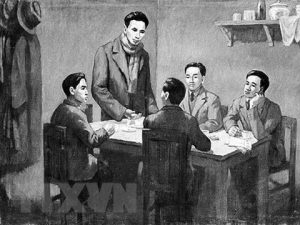 Từ ngày 6/1-7/2/1930, Hội nghị hợp nhất các tổ chức cộng sản thành lập Đảng Cộng sản Việt Nam được tổ chức tại Hong Kong (Trung Quốc) dưới sự chủ trì của đồng chí Nguyễn Ái Quốc thay mặt cho Quốc tế Cộng sản
