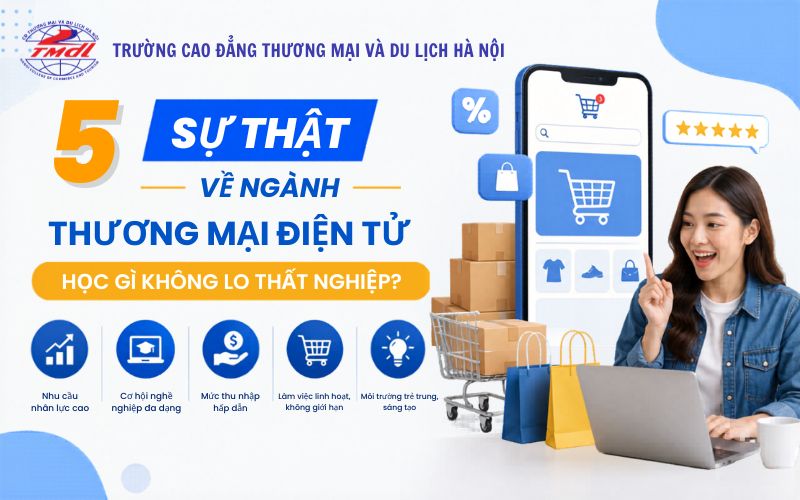 5 sự thật ngành thương mại điện tử: Học gì dễ xin việc?