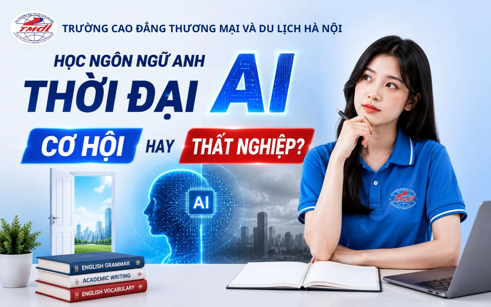 Học ngành ngôn ngữ Anh thời đại AI: Cơ hội hay thất nghiệp?