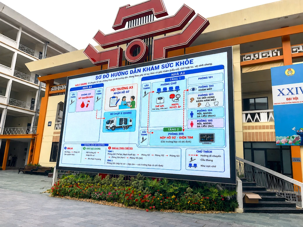 HCCT triển khai khám sức khỏe định kỳ: Đảm bảo thể chất HSSV